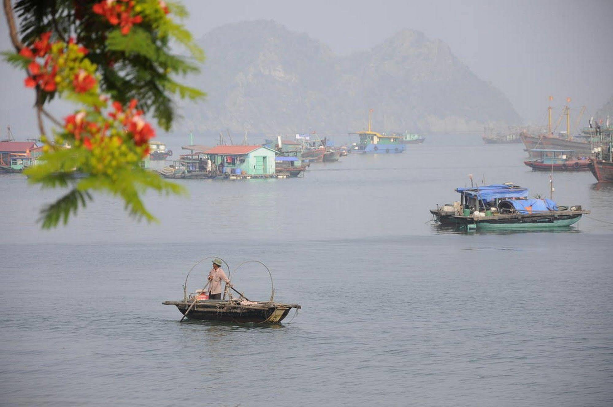 Hung Long Harbour Hotel Cat Ba Dong Khe Sau Kültér fotó